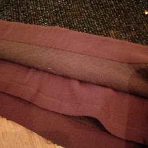 Haute Hippie shirt and sexy sequined skirt.